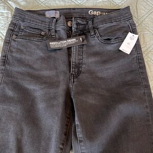 Women’s Gap faded black flare jeans